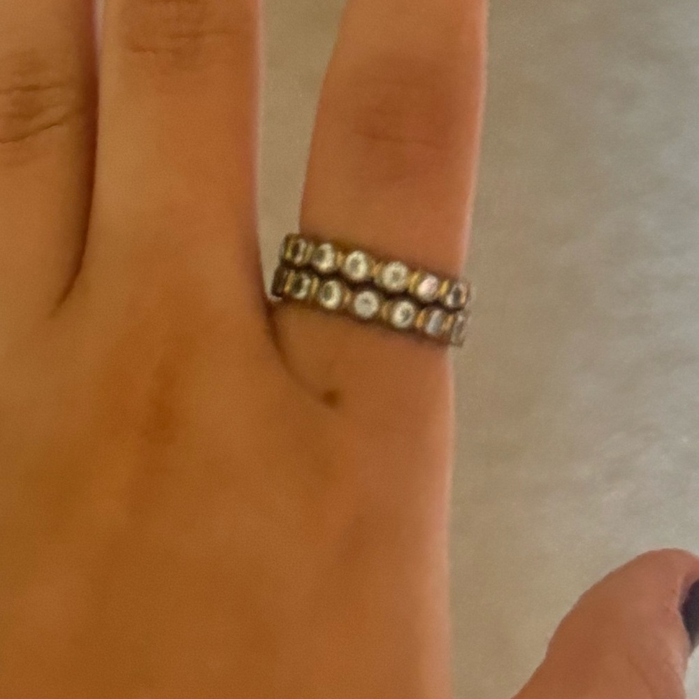 kate spade layered rings